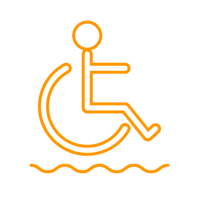 Accessible beach point